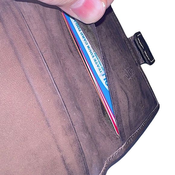 Vintage Mark Cross Brown Leather Snap Wallet - Picture 10 of 16